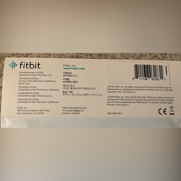 Fitbit Sport Wrist Band FREE with purchase, Dark Blue, NWT - Picture 2 of 2